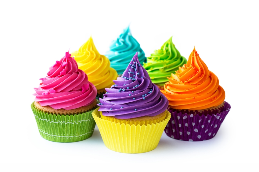 Colorful cupcakes